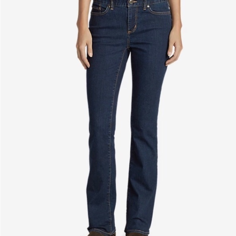 Eddie Bauer/Women's Stayshape/ Boot Cut Jeans - Slightly Curvy / Size 4p